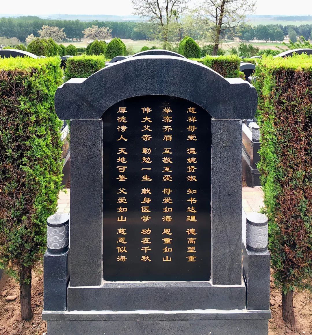 我們的眼淚濕潤著泥土，思念之情如迷霧般彌漫——沈陽陵園墓志銘